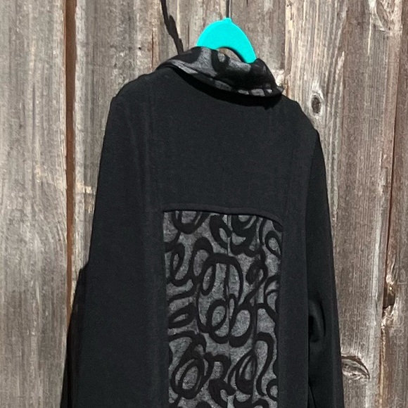 Dzhavael couture black sweater dress size XL - Picture 15 of 17